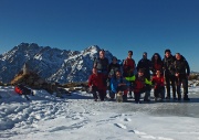 Bel ritorno in CIMA GREM (2049 m) innevata il 1 dicembre 2013